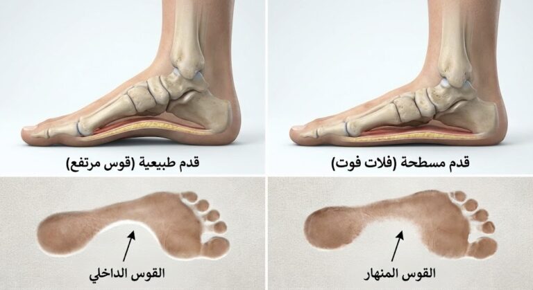 الفلات فوت عند الأطفال